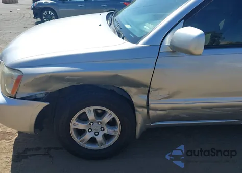 2001 Toyota Highlander V6 из США, поврежденный, VIN JTEGF21A710010134